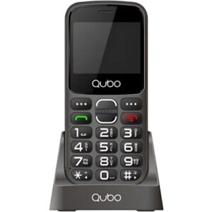 Teléfono Móvil Qubo X-230BKC 4G para Personas Mayores/ Negro