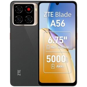 Smartphone ZTE Blade A56 4GB/ 64GB/ 6.75'/ Negro
